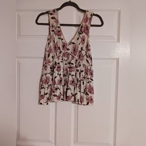Floral Swing Tank American Eagle size xxs